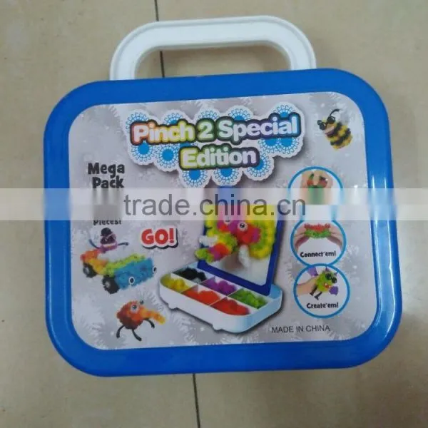 New Kids Plastic Toy Squeezed Block Magic Educational Building Block Set
