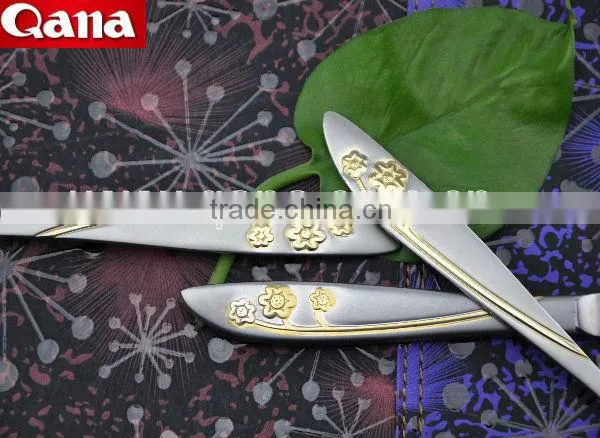 Gold Plated Hotlel Restaunt Cutlery TZ006 photo-5