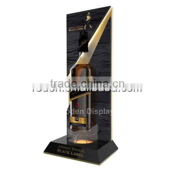 Fashional Acrylic Wine Bottle Glass Holder Racks With Led Light photo-3