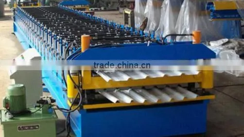 Double Layer Ibr Aluminum Metal Panel Roof Stepping Machine photo-5