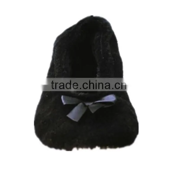Hot Sale Elegant Soft Modern Black Lady Ballet Shoe photo-5