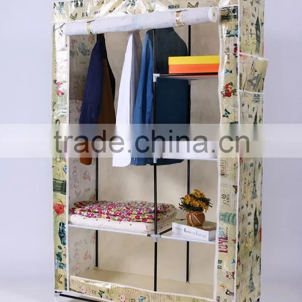 Modern Popular Fashion Folding Textile Wardrobe photo-3