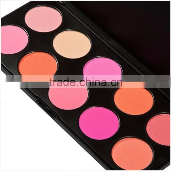 High Quality Makeup 10 Color Beauty Cosmetic Cream Blush Cosmetics Blusher