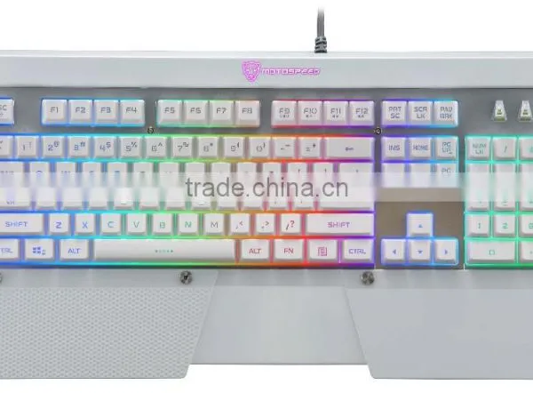 2015 High Quality LED Illuminated Ergonomic Backlight Gaming Keyboard photo-2