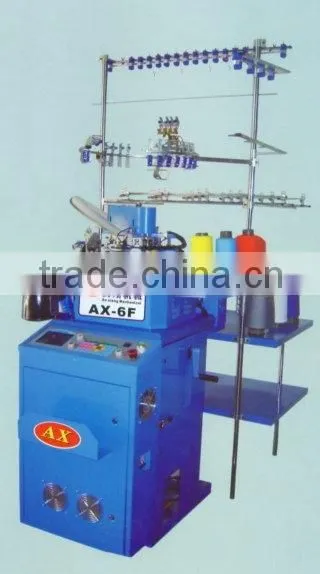 AX-6F Full Automatic Cotton Socks Knitting Machine