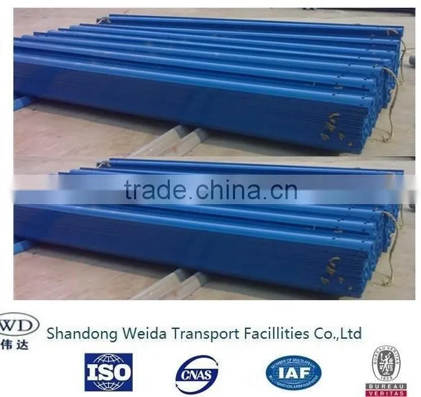 Powder Coated Steel Highway Guardrail Beams Anti Corrosion photo-2