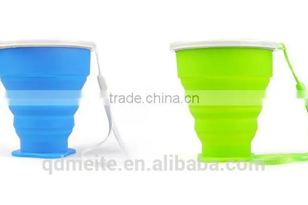 Silicone Rubber Folder Cup /drinking Silicone Folding Cup photo-3