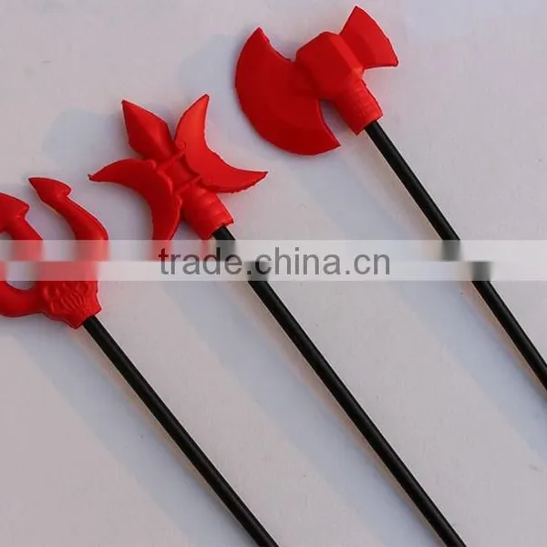 Small Festival Toy Plastic Trident Weapon for Halloween