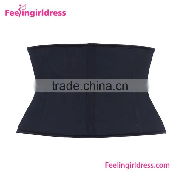 Women's 9 Steel Boning Short Torso Big Women Rubber Latex Waist Slimming Corset photo-3