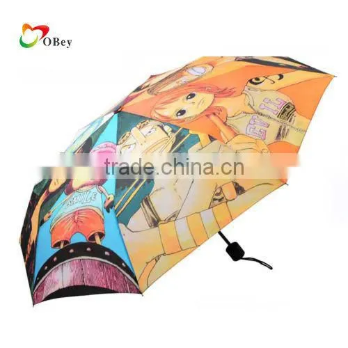 Anime One Piece Triple Folding Anti-UV Umbrella photo-2