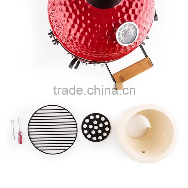Ceramics Charcoal Grilling Outdoor Kamado BBQ Smoker photo-6