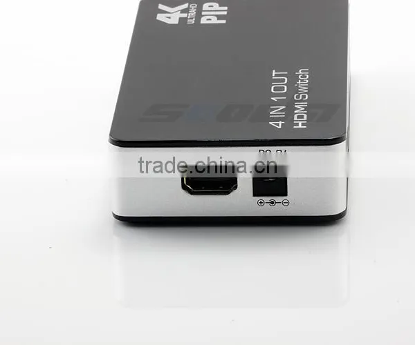 Full HD 1080P 4x1 HDMI Switch 4 Port HDMI Splitter Switcher Support HDMI 3D 4K*2K Picture in Picture Remote Control photo-6