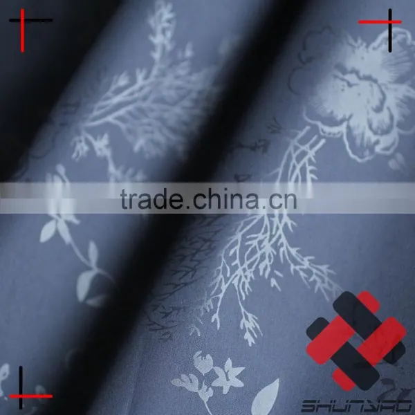 Polyester Pongee Emboss Print Fabric