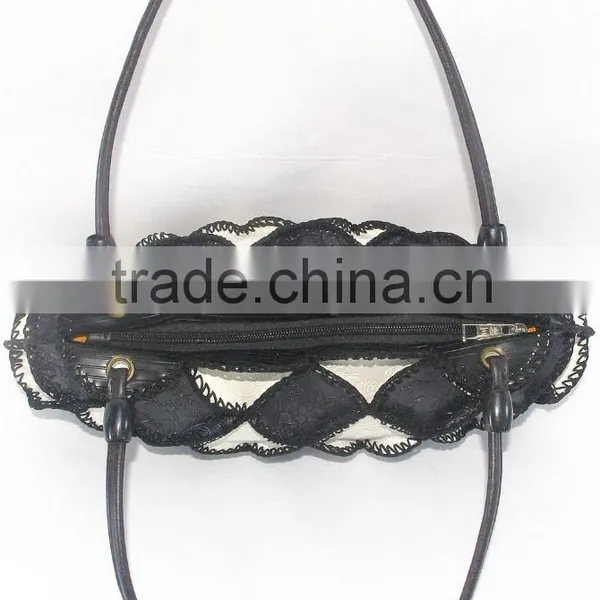 China Lady Fashion Bag Leather Handbag Factory Best Selling Cowhells Material photo-6