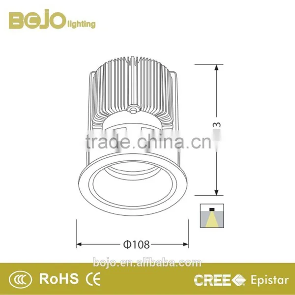 Recessed Spotlight LED Light 18W Commercial Lighting photo-3
