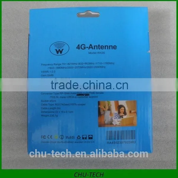 4G LTE Modem External Antenna 35dBi For Huawei E398/E5776/E589/E587/E392 photo-3