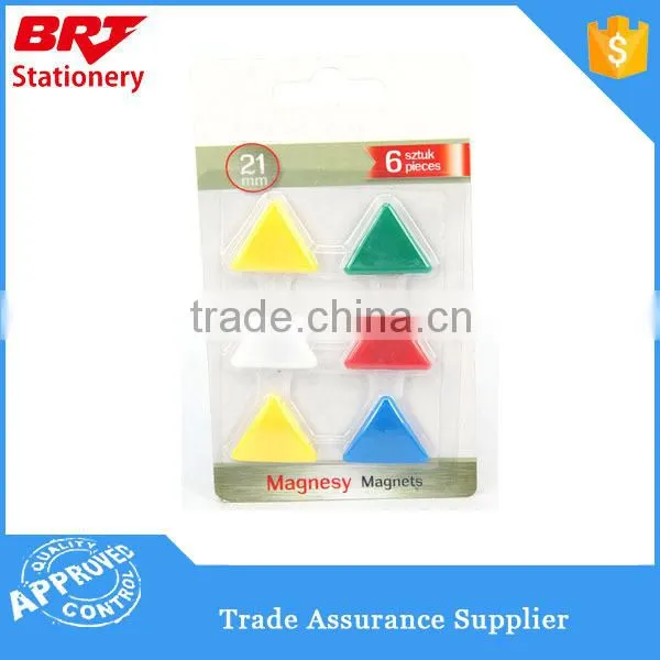 Assorted Colors Triangle Shaped Magnet