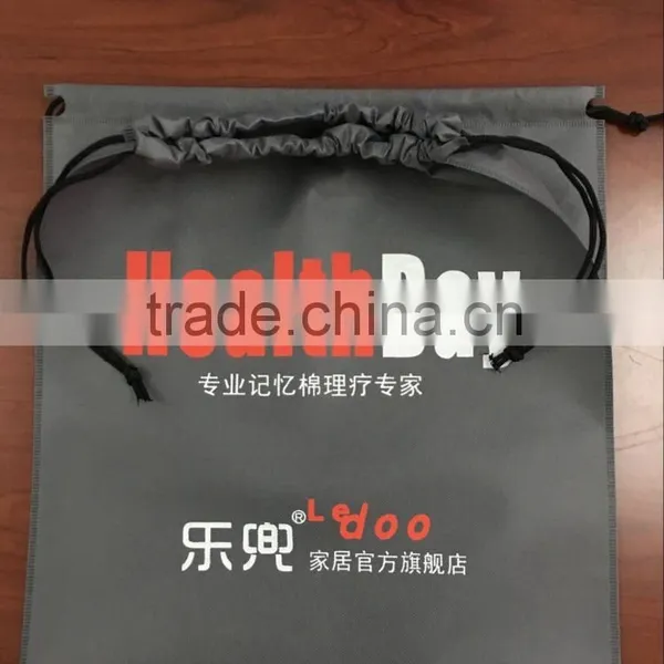 Ultrasonic Wave Nonwoven Flat Bag With Two Color Printing photo-2