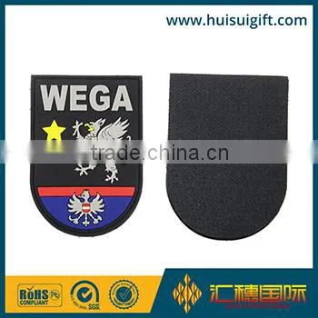 Wholesale Promotional Fashionable Reflective Badge With Custom Shapes PVC
