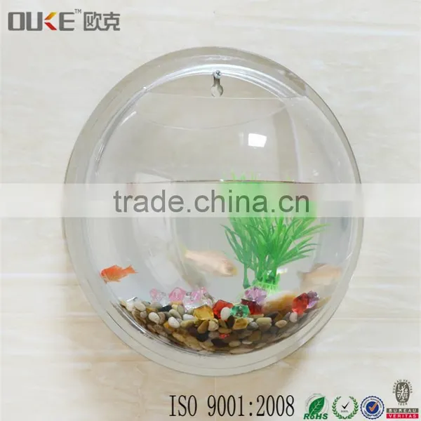 Morden Design Wall Mounted High Transparent Acrylic Fish or Plant Display Wholesale photo-2