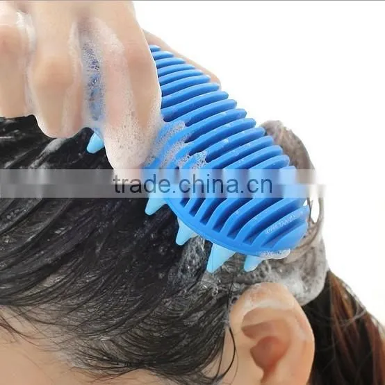 Silicone Hair Brush,shampoo Comb,scalp Massage Brush photo-5