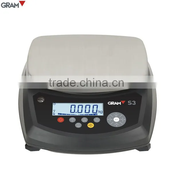 S3-15 LCD Display Electronic Kitchen Waterproof Scale for Fruit Weighing- 15kg / 2g photo-2