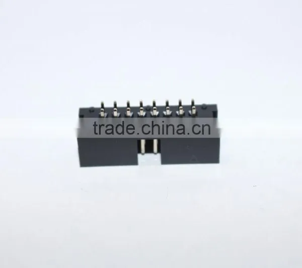 2.54mm Black V/t Box Header Connector 10~40 Pin photo-2