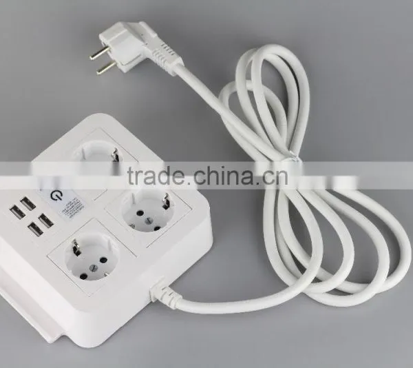 New Model Best Sale 3 Germany Outlets With 4 Usb Port photo-3