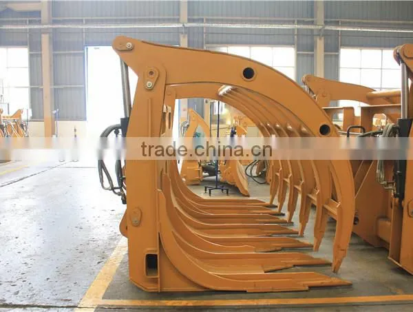 Muti-function Grass Grapple/Straw Grapple/Grapple Forks for Sale, EX55,EX70,EX120,EX200,EX300,EX320,EX330,EX350 Grass Fork