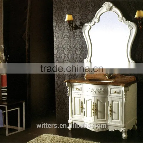 Modern Style and Kitchen Cabinets Type Waterproof Bathroom Cabinet WTS234 photo-3