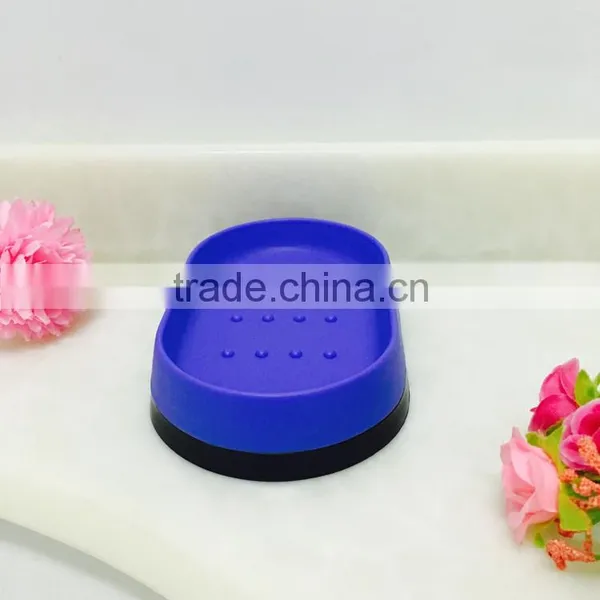 Blue Round Shape Fancy Soap Dish photo-3