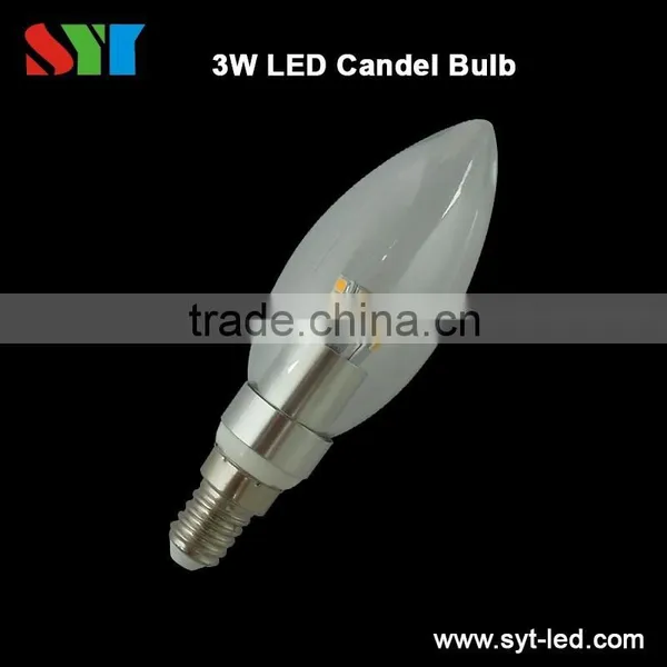 3w Led Light Bulb,led Candel Light,e12,e14,e17 Led Bulb
