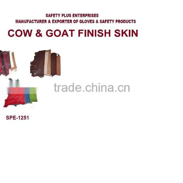 Cow Leather, Finish Leather