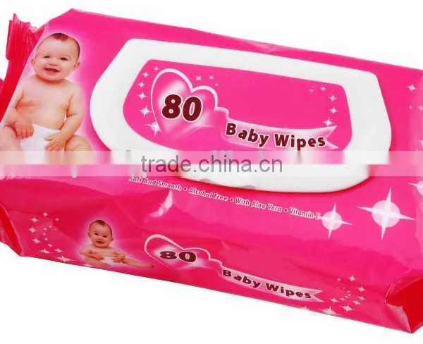 80pcs Soft Cheap Baby Wet Wipes photo-2