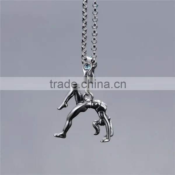 New Jewelry Dancing Lady Sterling Silver Dangle Charms S007 photo-5