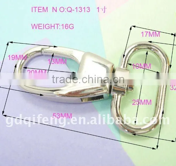 Qifeng Metal Snap Hook Q-1313-1 Metal Fiitings