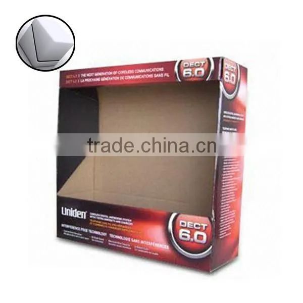 Custom Printed Logo Corrugated Paper Box With PVC Window photo-2