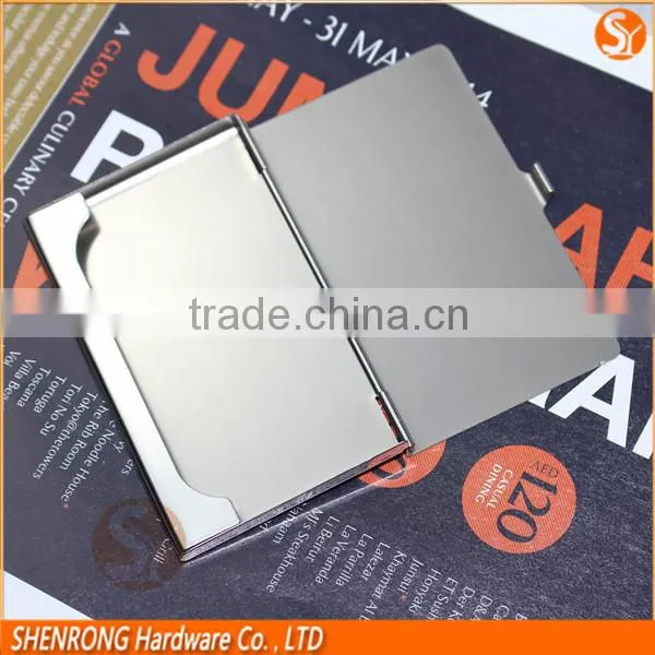 Stainless Steel Pocket Mirror Surface Metal Business Card Case Simple Sense is Very Good as Gift for Christmas New Years photo-3