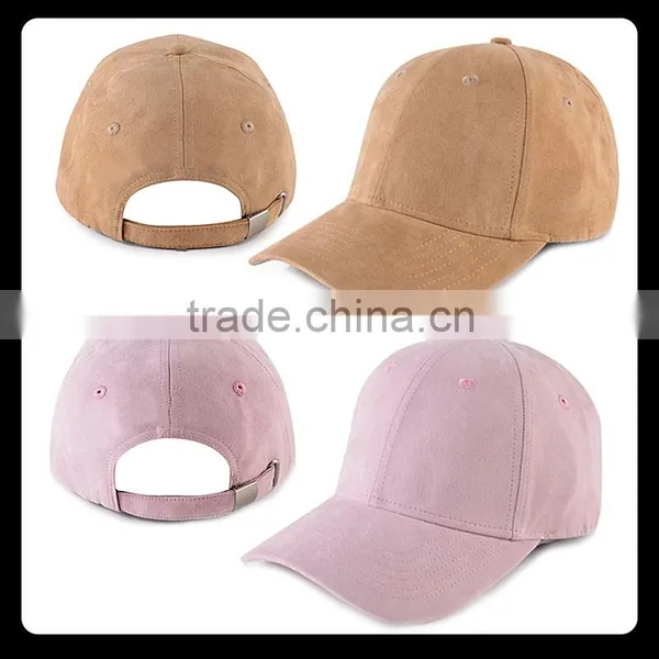 6 Panel Suede Plain Dad Hat photo-5