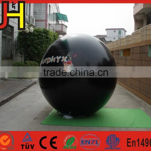 2m Black Inflatable Helium Balloon Price photo-3