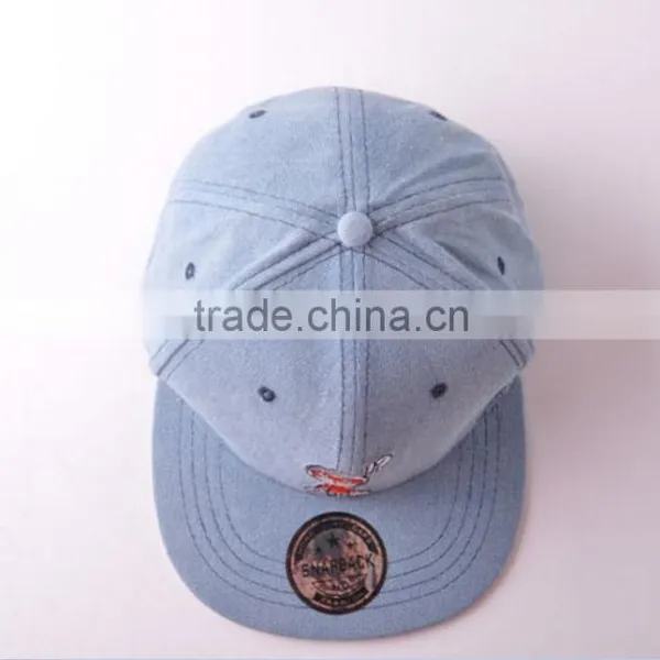 High Quality Custom Blank Flat Cap Wholesale Snapback Cap Cotton Hip Hop Cap photo-4