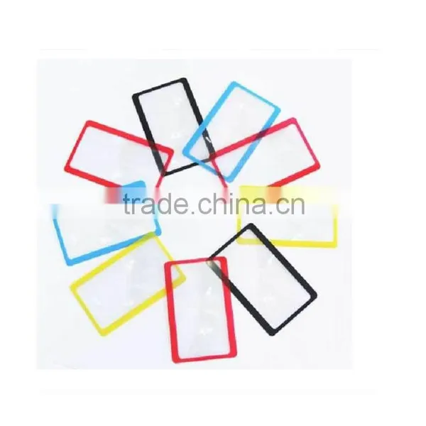 Promotional Plastic PVC Flexible Credit Card Magnifier