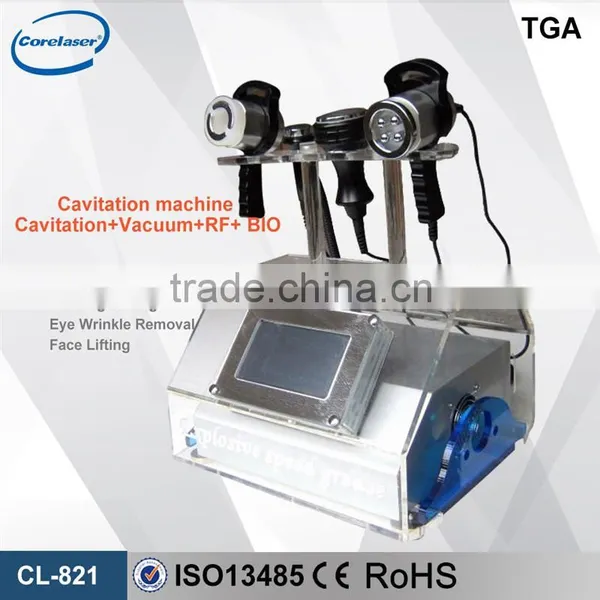 Ultrasound Cavitation For Cellulite Cavitation Vacuum Ultrasonic Biopolar Body Shaping Tripolar RF Bio Microcurrent Slimming Machine Rf Slimming Machine