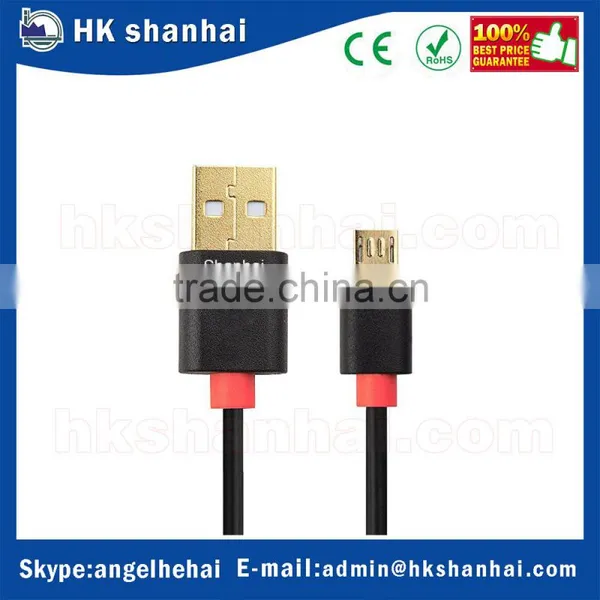 Cheap Price Hi-speed Syncing Data Cable 480 Mbps Gold Plated USB 2.0 Type a to Micro-b Charging Cable for Android photo-3