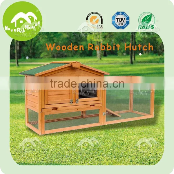 Large Run 2 Storey Build With Tray Wooden Outdoor Rabbit Hutch,wood Products,pet Supplies & Pet