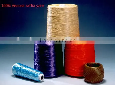 100% VISCOSE RAFFIA YARN