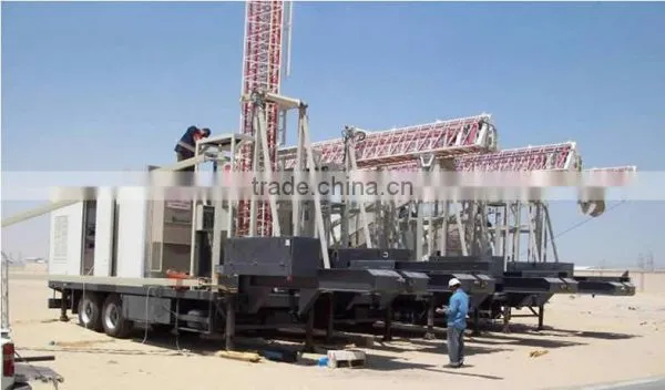COW2510 Cell On Wheels On Heavy Trailer Communication Tower