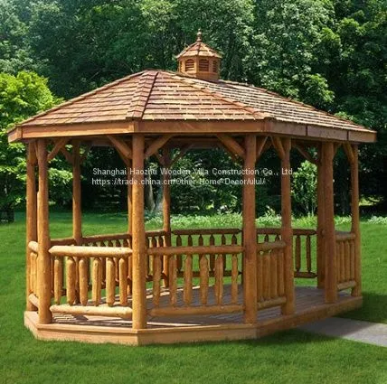 Wood Cbina Cheap Outdoor Gazebo photo-5