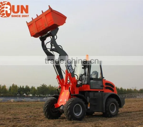 2016 Everun New Farm Machine Small Moving Loader Type Front Loader With Sweeper photo-4