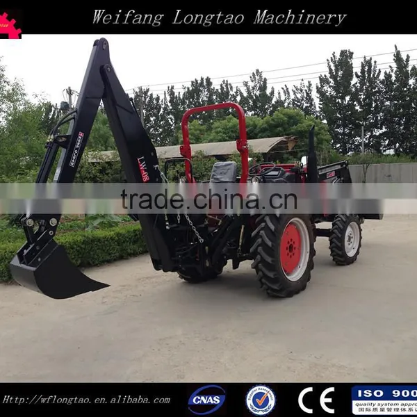 4wd Mini Farm Tractor With Front End Loader and Backhoe photo-3
